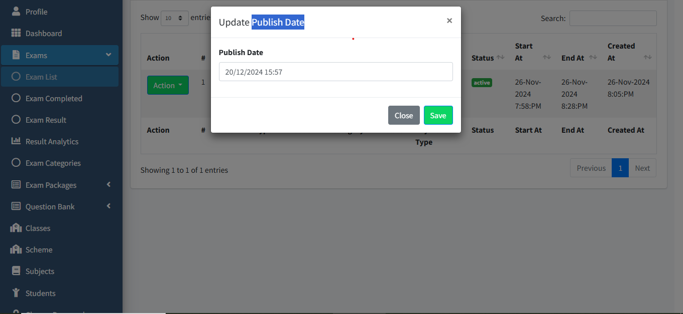 Result Publish Educationagency